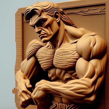 3D модель Ст Чан Ли из Street Fighter (STL)